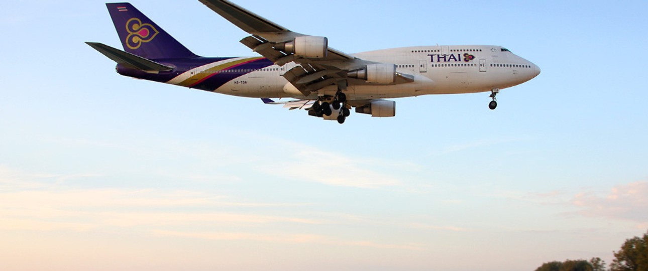 Boeing 747 von Thai Airways: Die Fluglinie nimmt Gebote entgegen.