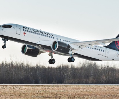 Airbus A220 von Air Canada hebt zum Erstflug ab: 44 weitere werden folgen.