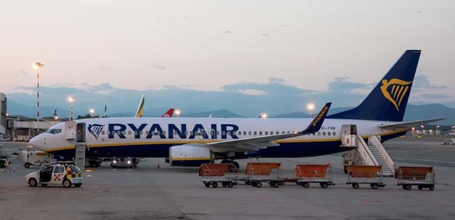 Boeing 737 von Ryanair: Ausbau in Frankfurt.