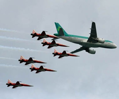 Bray Air Display in Irland.