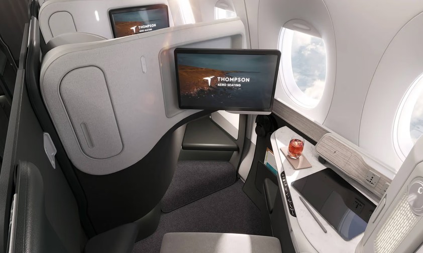 Der Vantage-Nova-Sitz von Thompson Aero Seating: Wird auch bei Thai AIrways eingesetztw erden.