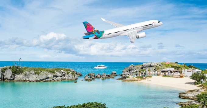 Bermudair bestellt bei Airbus 10 Airbus A220.