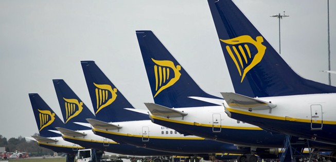 Ryanair-Flieger in Dublin: Bald weniger Flüge ab der irischen Hauptstadt.