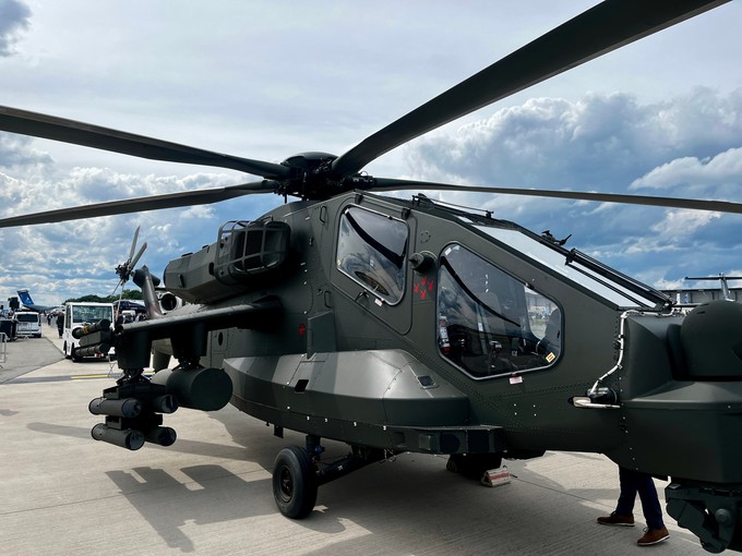 Europas modernster Kampfhubschrauber der Leonardo AW249.