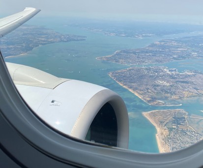 Blick aus einem Embraer-E2-Jet: Lufthansa als kommende Kundin?