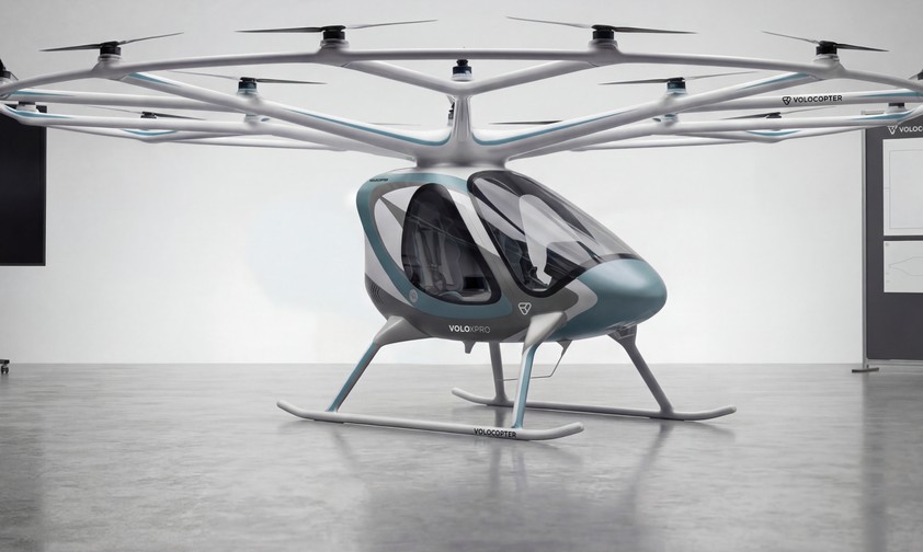 So soll der neue VoloXPro aussehen: Im Herbst will das Unternehmen den neuen Evtol den ersten Kunden zeigen.  