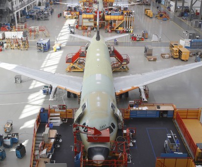 Airbus-A320-Produktion: Es geht nur langsam aufwärts.