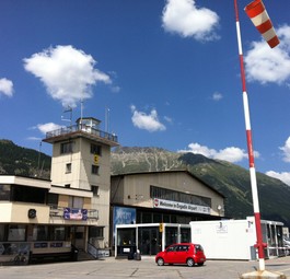 So präsentiert sich der Engadin Airport heute: Die Infrastruktur ist veraltet.