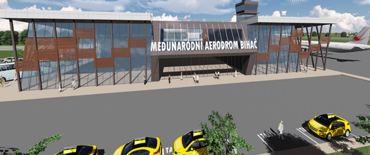Internationaler Flughafen Bihać: So könnte er aussehen.