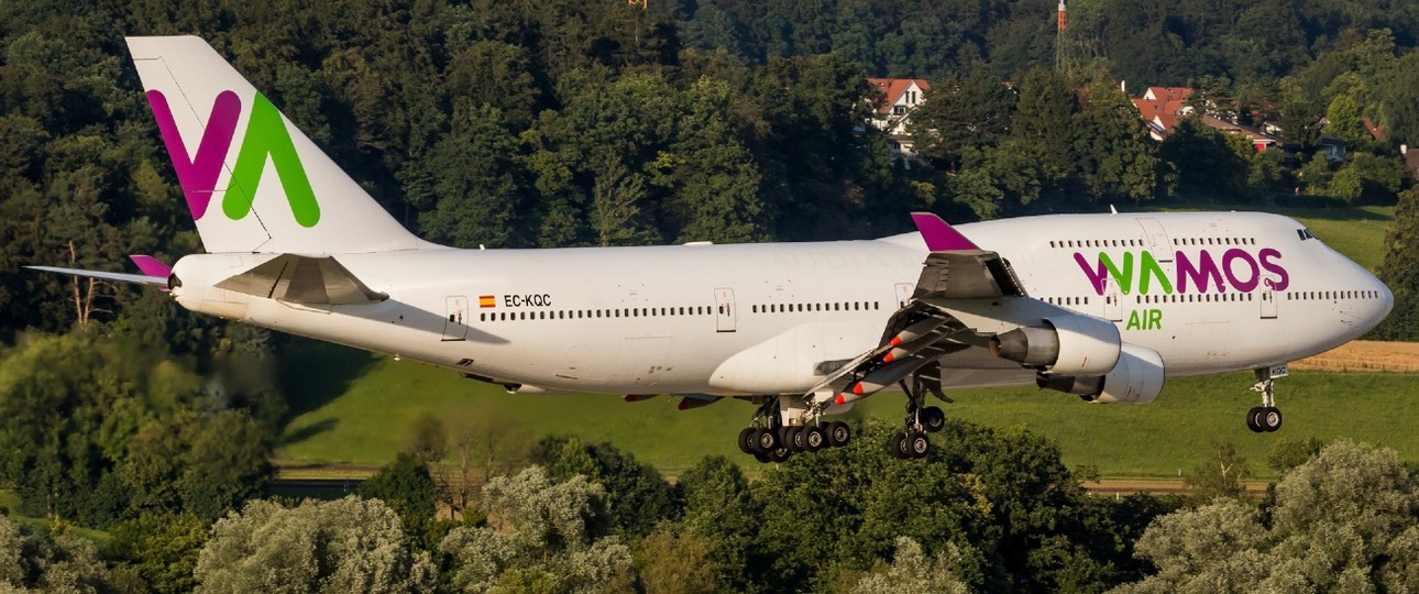 Boeing 747 von Wamos Air: Viele Rückholflüge.