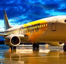 Boeing 737 von Primera Air: Die Neuversion Boeing 737 Max 9 kann mit Zusatztanks weiter fliegen.