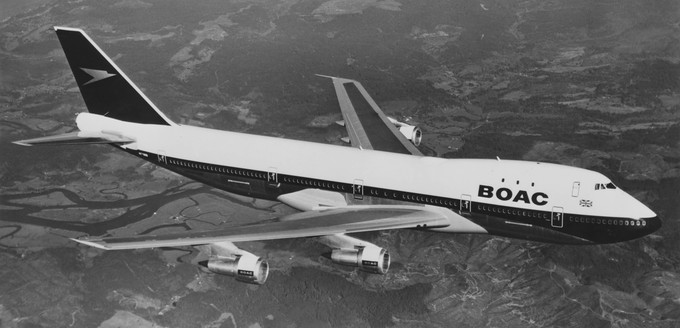 So sah das historische Vorbild aus. Boac war mit dieser Bemalung von 1964 bis 1974 unterwegs.