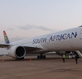 Der erste Airbus A350 von South African Airways.