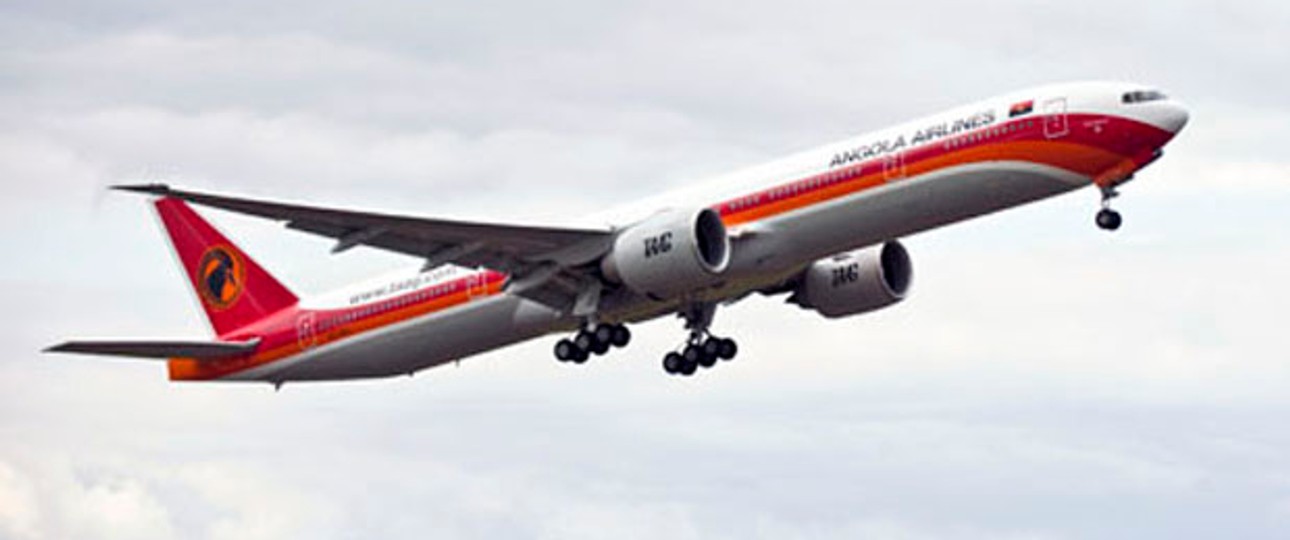 Die neue Boeing 777 der TAAG: Bedient künftig Portugal und Brasilien.