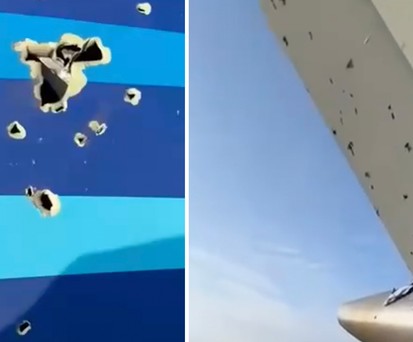 Woher stammen die Löcher in der abgestürzten Embraer E190 von Azerbaijan Airlines?