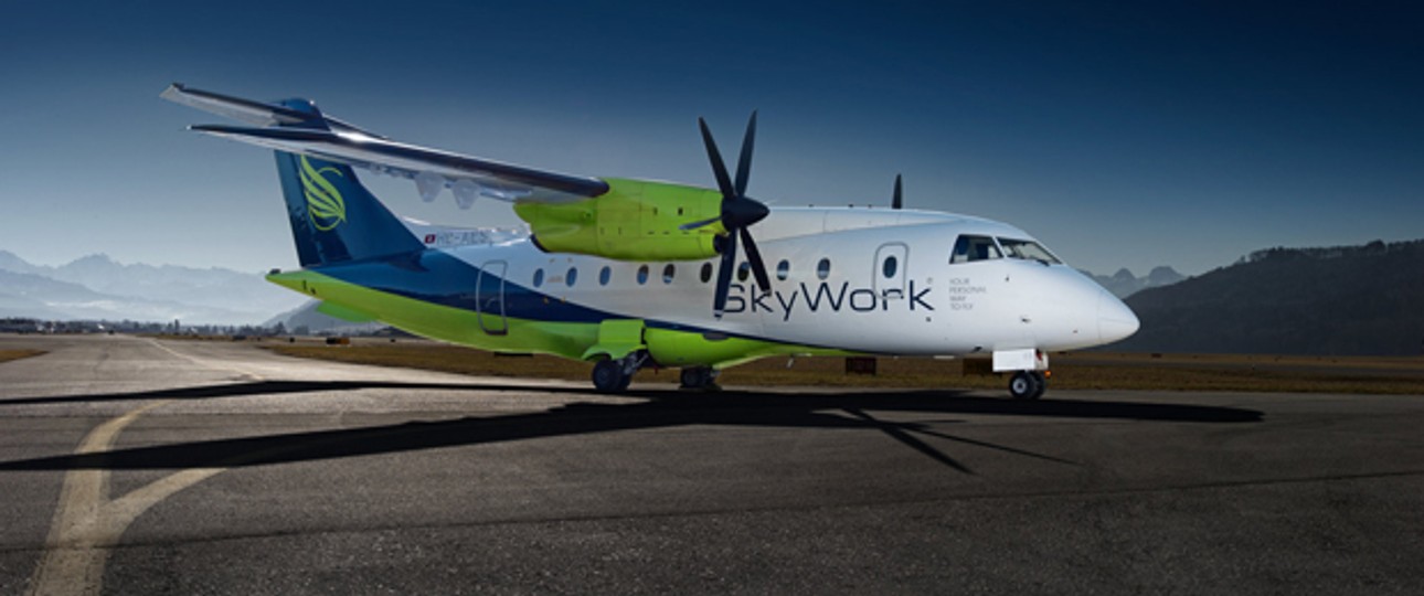 Dornier 328 von Skywork Airlines: Auch MHS besitzt den Flugzeugtyp.