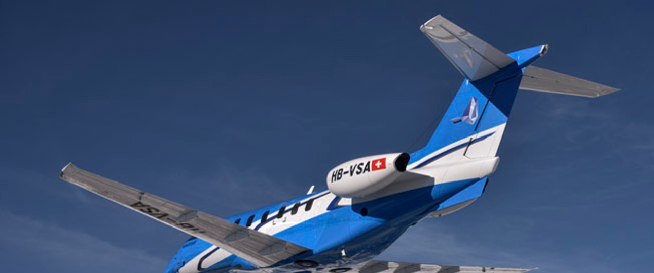 Businessjet Pilatus PC-24:  815 Kilometer pro Stunde schnell.