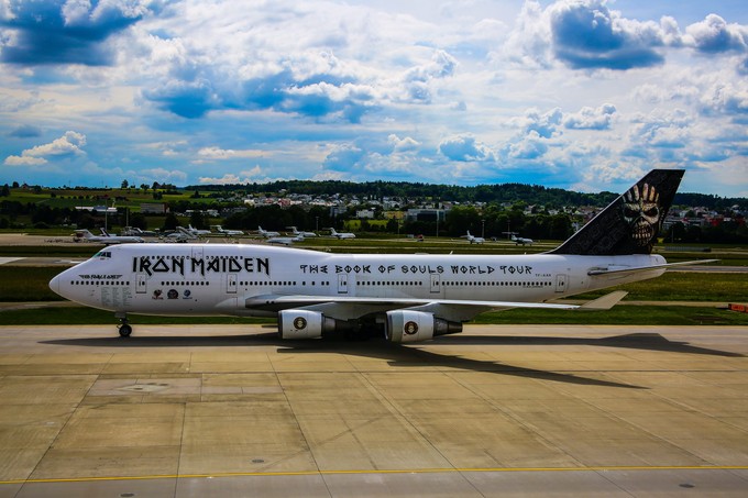 Die Ed Force One von Iron Maiden.