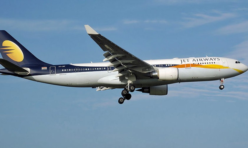 A330 von Jet Airways: Im letzten Moment sicher abgehoben.