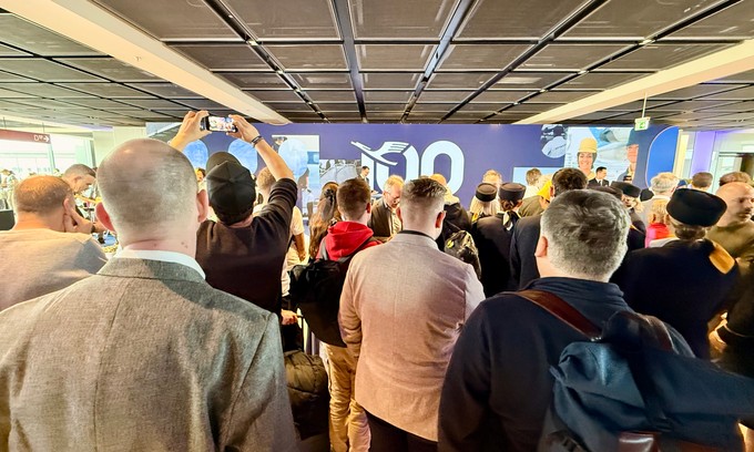 Neben Spielen, Speis und Trank gab es auch Reden.