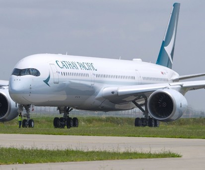 Airbus A350 von Cathay Pacific: 12 Flugzeuge bleiben vorerst am Boden.