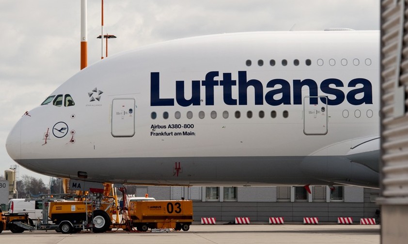 Der bisherige Träger des Namens Frankfurt am Main: Der Airbus A380 mit dem Kennzeichen D-AIMA (Archivbild).