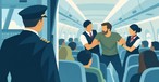 Unruly Passenger: Was darf die Crew mit  Pöbelpassagieren tun, was nicht?