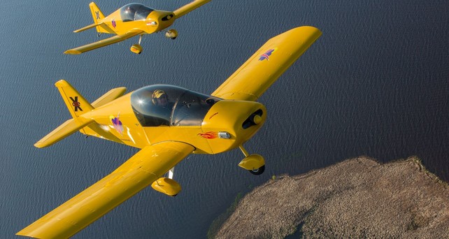 Sonex Onex im Formationsflug: Der Hersteller ist insolvent.