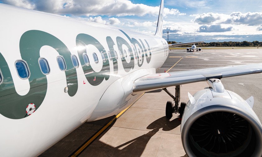 Marabu Airlines Airbus ES-MBD: Die Airline ist in diesem Sommer mit 12 Flugzeugen unterwegs.