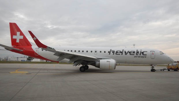 Gleich sieben der brasilianischen Maschinen beschaffte sich die Schweizer Airline. Dadurch verdoppelt sich ihre Flotte.