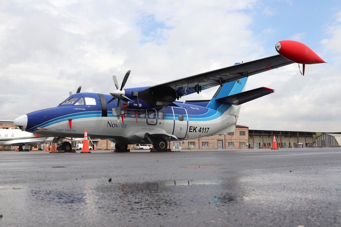 NovAir fliegt immer noch Inladnsdienste, wenn auch nur sporadisch.