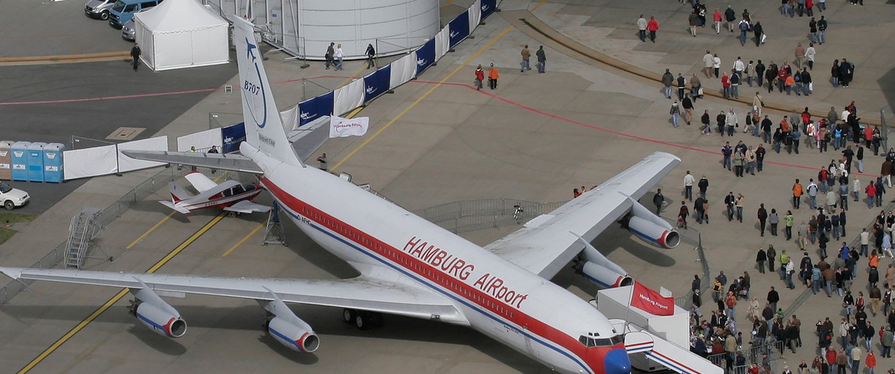 Das Museumsflugzeug zog bei den Airport Days 2007 zahlreiche Besucher an.