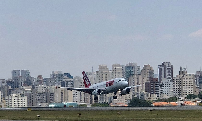 Landung eines Flugzeuges in São Paulo-Congonhas: geschäftig, aber auch kompliziert.