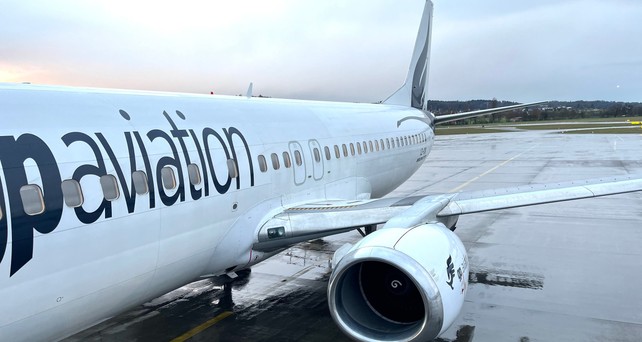 Boeing 737 von GP Aviation: Der Chef der Airline wurde verhaftet.