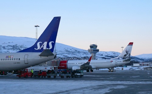 SAS und Norwegian fliegen in erster Linie mit Boeing 737 nach Oslo und zu anderen Zielen in Norwegen.