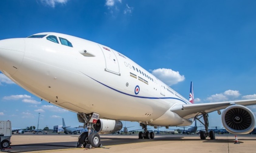 Die neue Voyager der Royal Air Force für VIP-Transporte ist weiß.