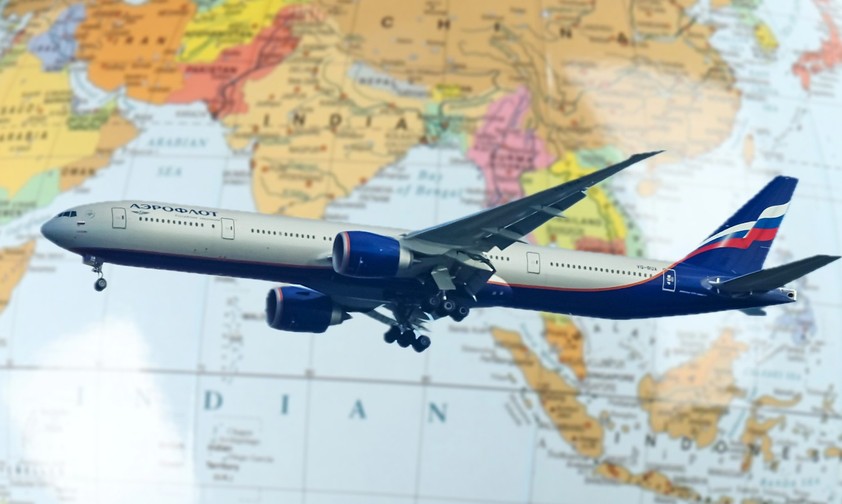aeroflot boeing 777 globus