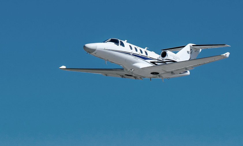 Cessna Citation M2 Gen3 in der Luft: Ende Mai fand der Erstflug statt.
