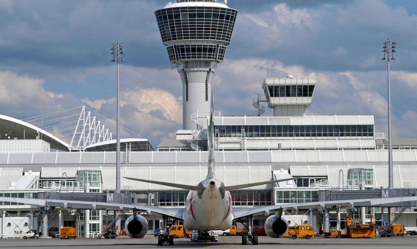 Ebenso der Flughafen München.