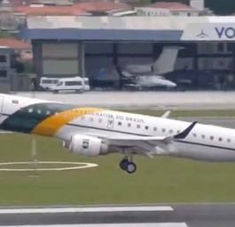 Die Embraer der Regierung verlässt São Paulo-Congonhas: Lula beleidigt.
