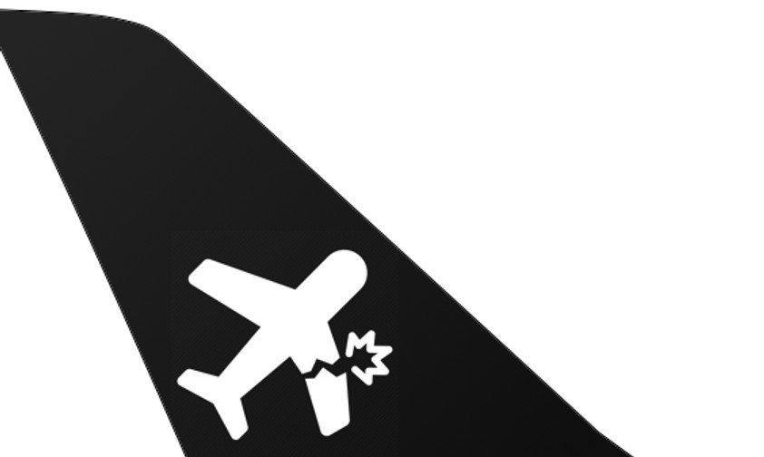 ticker accident crash absturz