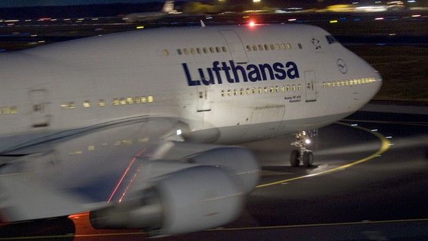 Boeing B747-400 der Lufthansa: Probleme mit den Toilette.