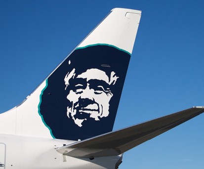 Alaska-Airlines-Logo: Die Flugbegleiter sind sauer.