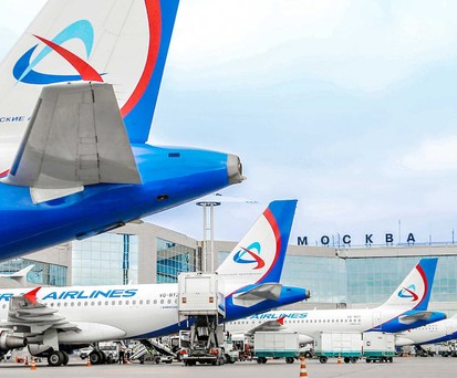 Flieger von Ural Airlines: Viele Jets nun in Russland registriert.