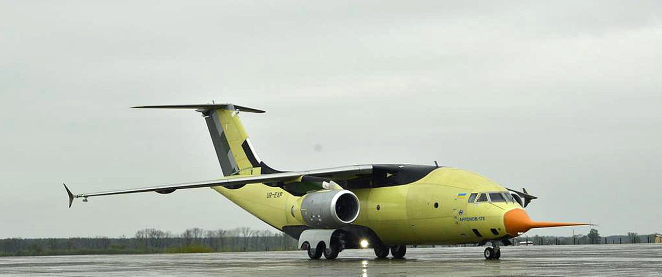 Antonov An-178 nach ihrem Erstflug im Jahr 2015: Ein Kunde springt ab.