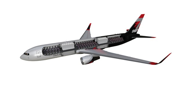 Boeing 767: So soll das Flugzeug von Coulson ach dem Umbau aussehen.