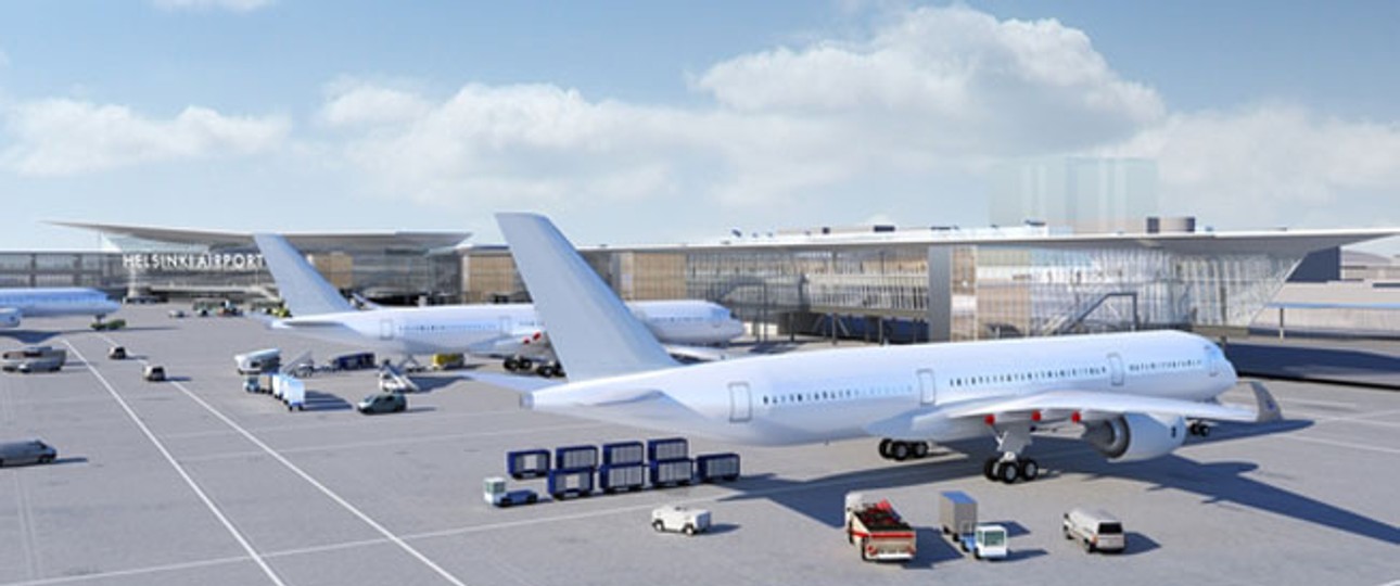 Der Flughafen Helsinki wird bis 2020 erweitert.