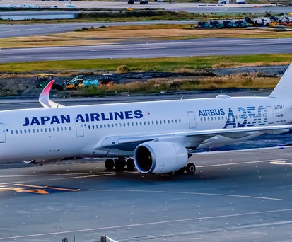 Airbus A350 von Japan Airlines: Die Fluglinie steht unter Beobachtung.