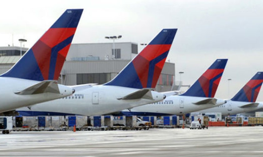Flieger von Delta: Die Airline hofft auf Trumps Hilfe.