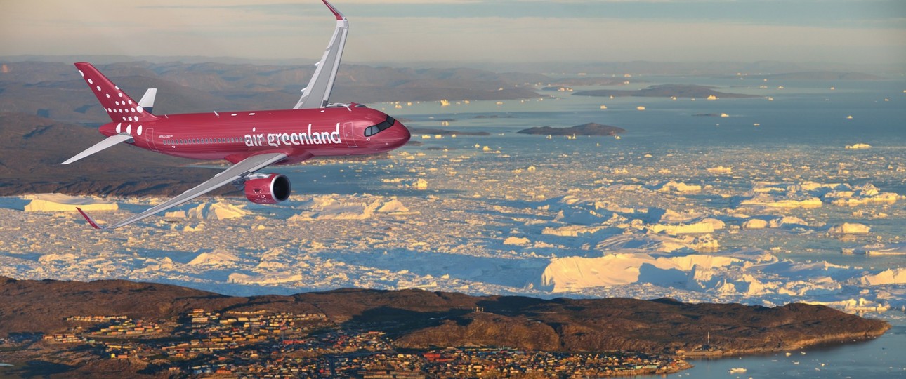 Airbus A320 von Air Greenland: Soll so aussehen.